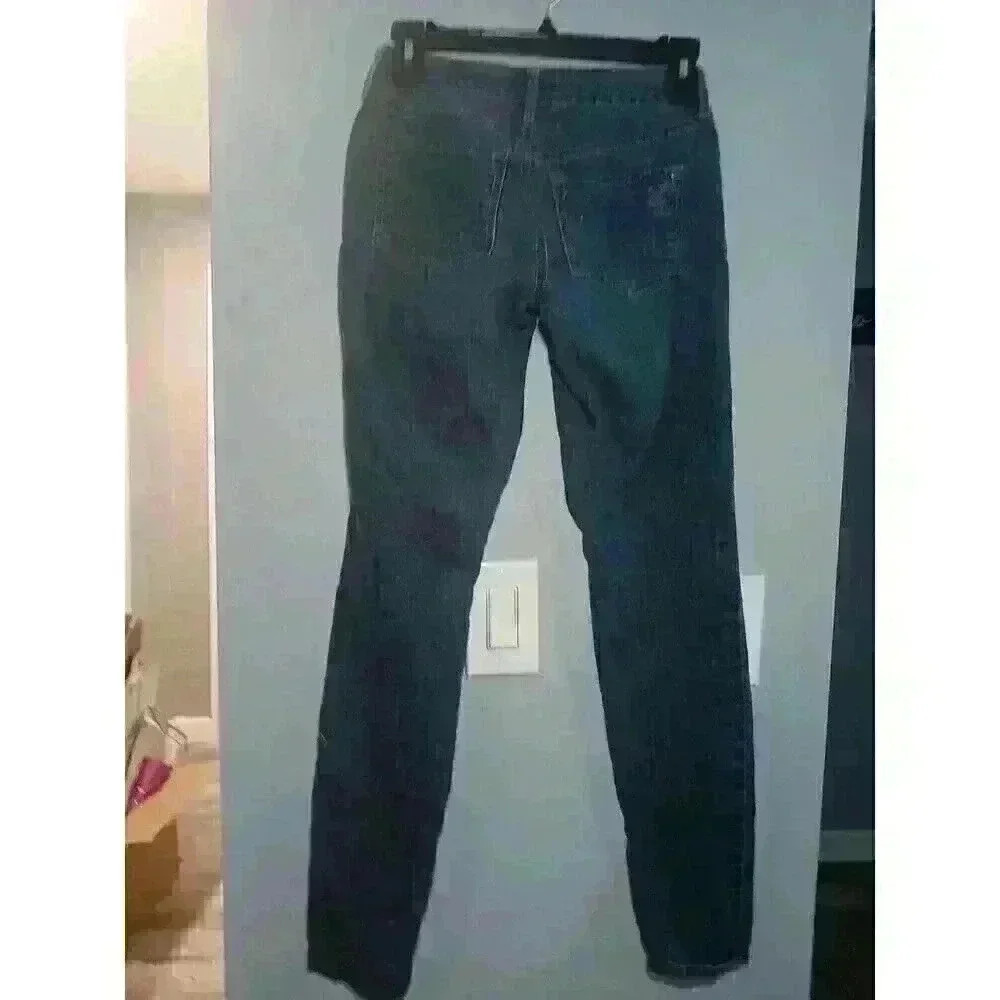 Jessica Simpson Kiss Me jegging jeans size‎ 25 Dark Wash - Picture 2 of 11